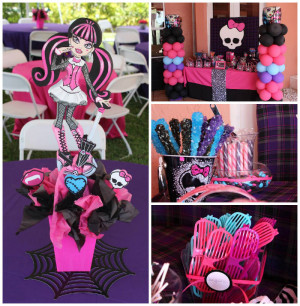 monster high birthday party theme monster high birthday party