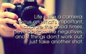 546878 632279196795782 1829878496 n Life Quotes Life is like a camera