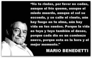 Mario Benedetti --- Vista en Google+