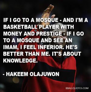 Hakeem Olajuwon Basketball Quotes