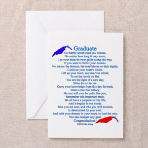 ... Gifts > 2014 Greeting Cards > Graduate Poem Greeting Cards (Pk of 10