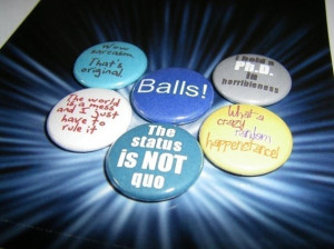 Dr Horrible Quotes - Dr Horrible's Sing-Along Blog Six Button Set. $6 ...