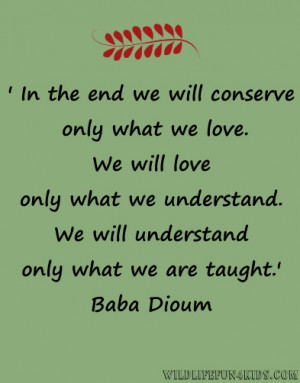 wildlife conservation quotes