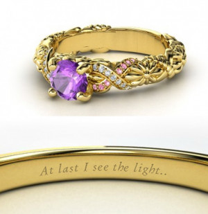 rapunzel engagement ring sep 3 2013 princess rings disney engagement ...