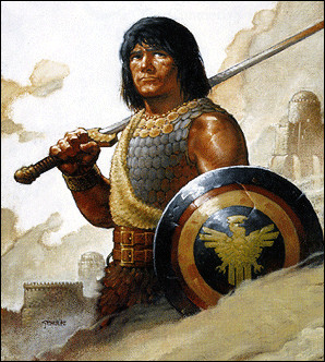 Hither came Conan, the Cimmerian, black-haired, sullen-eyed, sword in ...