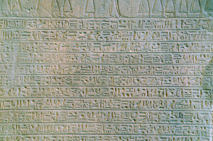 Egyptian Hieroglyphs / Tatiana