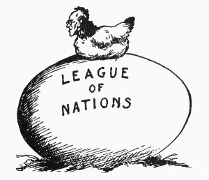 Wilson: League Of Nations Photograph