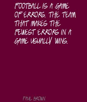 Football Team Quote...