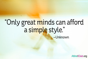 Only Great Minds Quote Attire Club