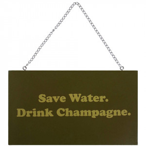 BUTLERS STORYBOARD 'Save Water, drink champagne'
