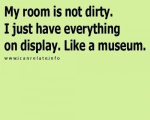 words #funny #room #clean #quote