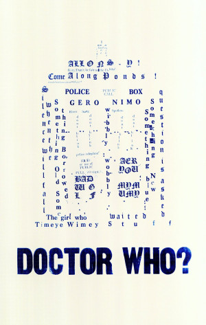 Sayings of Doctor Who by SpotofInk