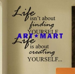 ... Quotes > Vinyl Wall Words Inspirational Quotes Creating Yourself, Wall