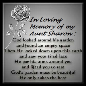 miss you aunt sharonAunts Sharon, Sadness Quotes
