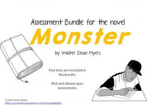 Monster Walter Dean Myers Monster by walter dean myers