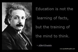 ... educational system is providing education in the true sense of