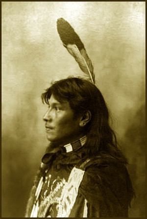 ... Native American Warriors, Principal Chiefs, Big Elk, B W Copy, Native