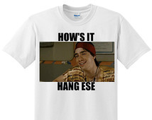 How's It Hang Ese Men's Wh ite T Shirt Tee Shirt all Sizes ...