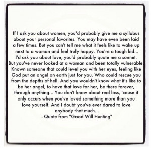 quote from goodwill hunting