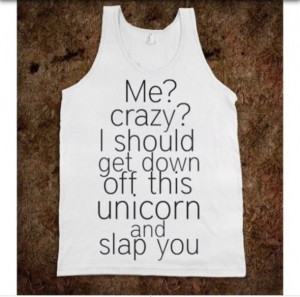 tank top crazy unicorn slap edit tags