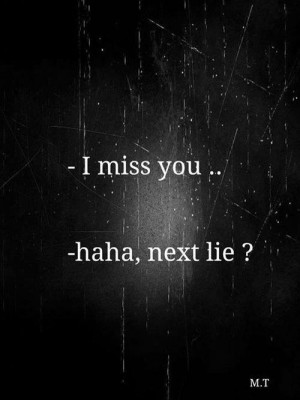 broken, haha, lie, lol, love, miss you, no, quotes, text