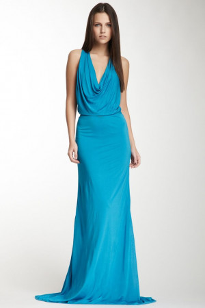so low up top. *sigh* Azrouel Halter, Maxi Dresses, Yigal Azrouel ...