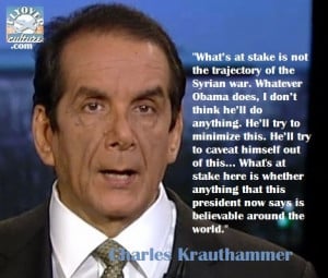 Charles Krauthammer on Obama's reaction to Syrian chemical weapon use.