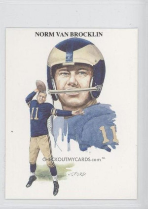 Quotes by Norm Van Brocklin