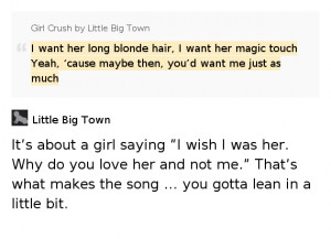 want her long blonde hair, I want her magic touch.. – Girl Crush
