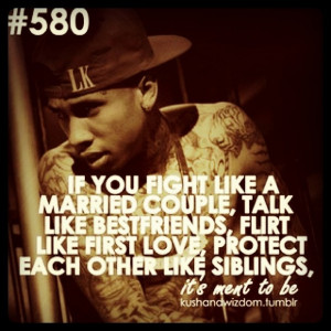 if you fight like a married couple ..