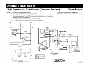 Split Unit Air Conditioner Wiring Diagram