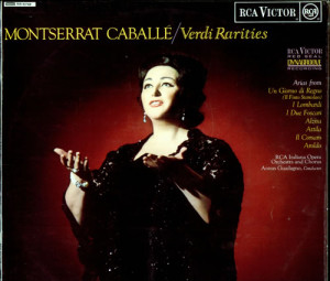 Montserrat Caballé Verdi Rarities UK LP RECORD RB-6748