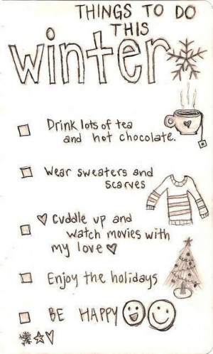 Things to do this winter