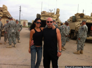 Report David Draiman And Lena Yada Visit Ft Hood This Morning picture