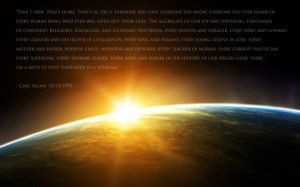 outer space quotes earth humanity carl sagan 1680x1050 wallpaper Art ...
