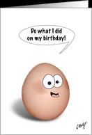 Sexy Happy Birthday Egg! card - Product #200250