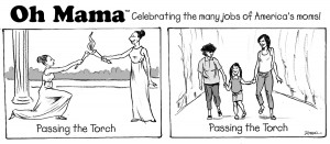 SPORTSMANSHIP: “Olympics – Passing The Torch” Cartoon