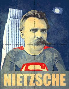 Friedrich Nietzsche, Picture-Black Posters, Nietzsche Funny, Superman ...