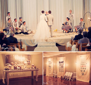 wedding photographed by Clayton Austin – the way the bridal party ...