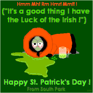 ... St. Patrick's Day everyone! Don't forget to kiss the Blarney Stone