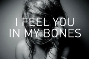 black and white, bones, love, nice, text - inspiring picture on Favim ...