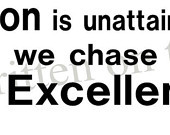 Vince Lombardi Quote Perfection is unattainable but if we chase ...