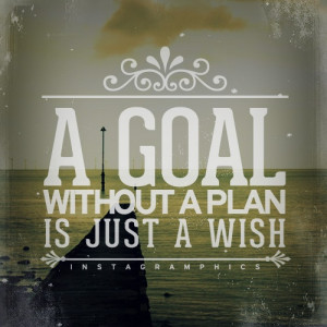 Goal Without A Plan Quote Graphic