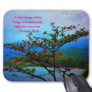 Place your favorite quote nature inspired mousepad pengt