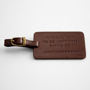 Travel Quote Luggage Tags, 2 for $19.99