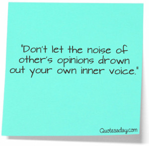 Navigation Home > Inspirational Quotes > Your Inner Voice