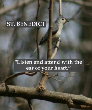 St. Benedict...