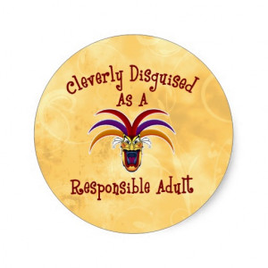 Responsible Adult Sticker