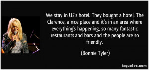 More Bonnie Tyler Quotes