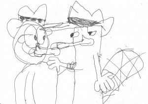Garfield is Agent G with Agent P, Perry the Platypus. ♫ PERRY! ♪